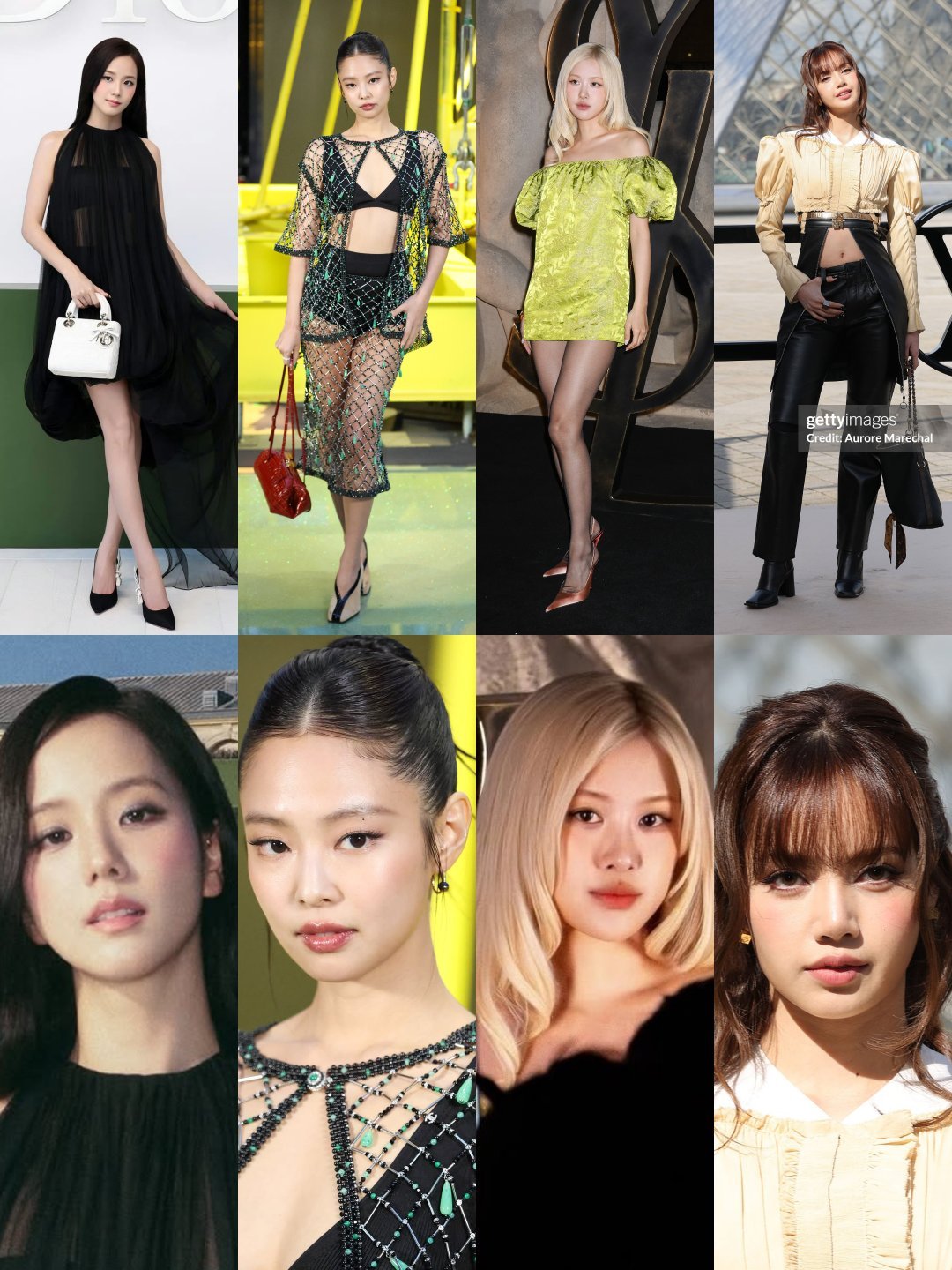 DIOR   CHANEL   YSL    LVBLACKPINK：巴黎时装周