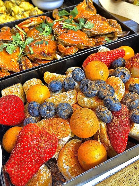 卧卧卧！青岛戳子肉，万物皆可戳。。。
