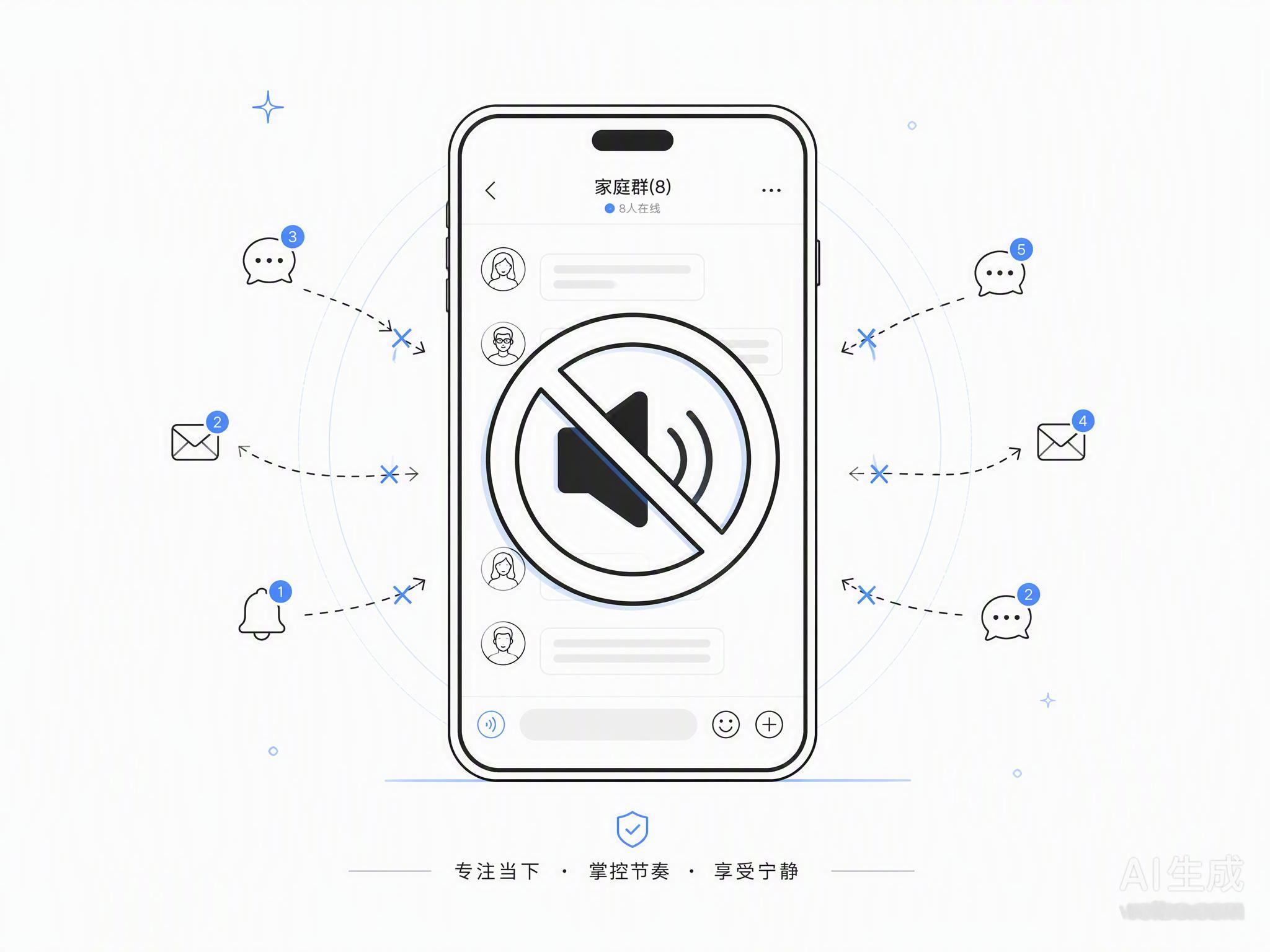 微信这次给群聊免打扰功能动了真格。以前开了“消息免打扰”，结果对于那些碍于人情退