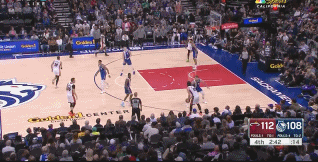 NBA赛场镜头：小海梅末节关键球，连拿四分，各种秀，巴特勒不在，我就是巴特勒！
