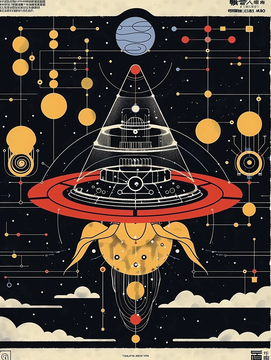 波粒二象性 宇宙图景/科幻插图