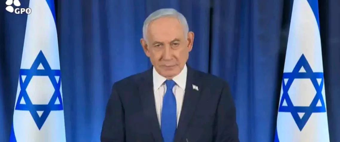 塔斯社报道，当地时间19日，以色列总理内塔尼亚胡，在发布全国电视讲话时表示，由于