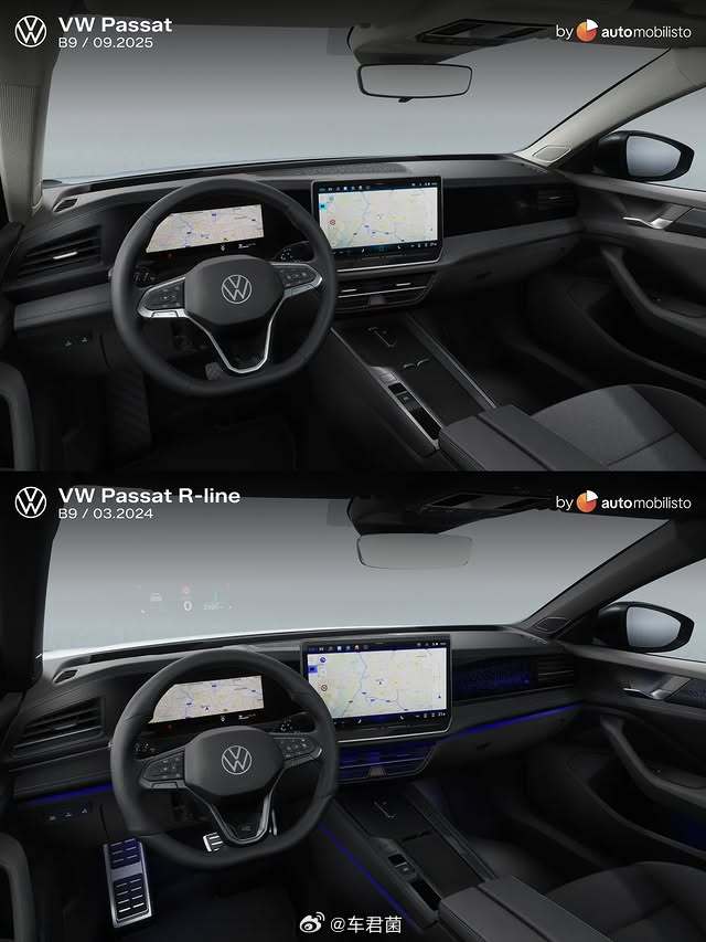 Volkswagen Passat B9 vs Passat R-Line君菌车