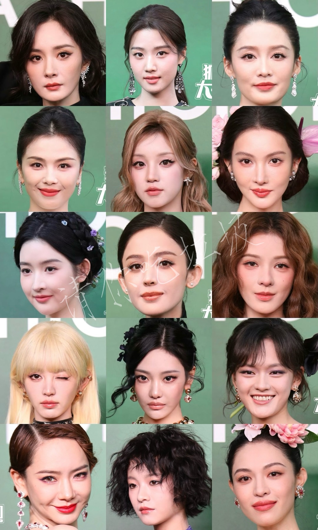 带来今天的男女明星怼脸审判图VOGUE盛典红毯 ​​​