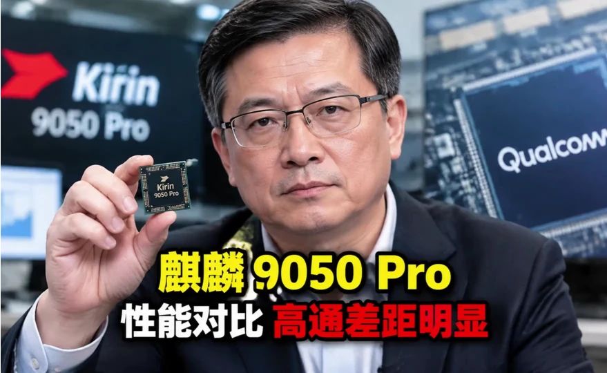 麒麟9050Pro芯片拆解，和高通的差距一眼看穿