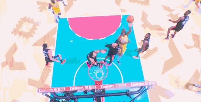 太吓人了，马刺101-91大胜湖人，这场比赛文班亚马有一个很吓人的球，这个球把斯