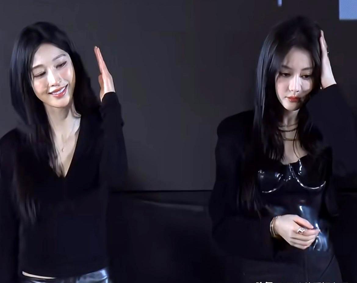 把迪丽热巴和张俪放在
 

我看着俩人站在一起，迪丽热巴是那种明艳夺目的好看，可