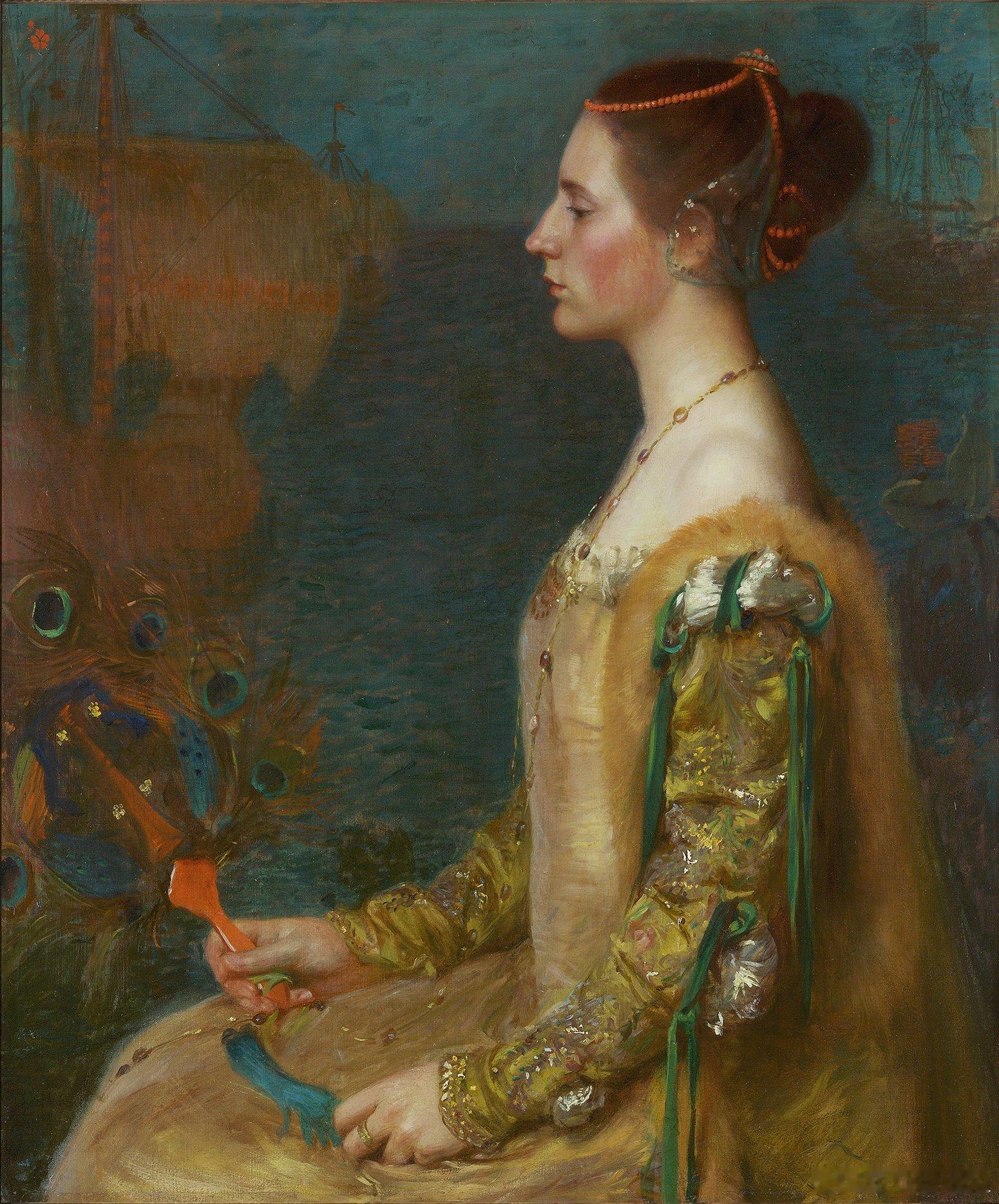 西洋历史文化鱼缸[超话] 美国画家Albert Herter (1871–195
