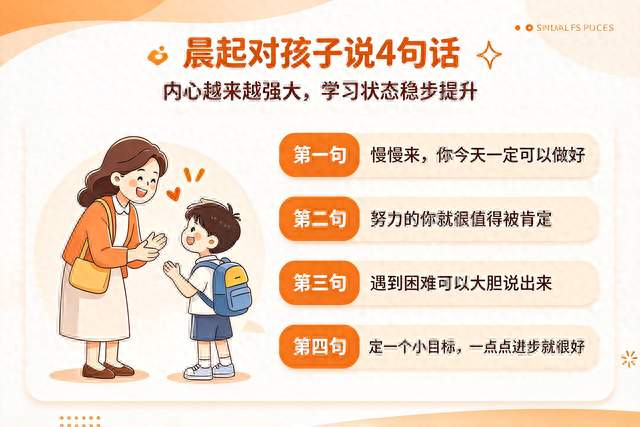 脑科学证实：晨起坚持对孩子说4句话，内心越强大，学习状态提升