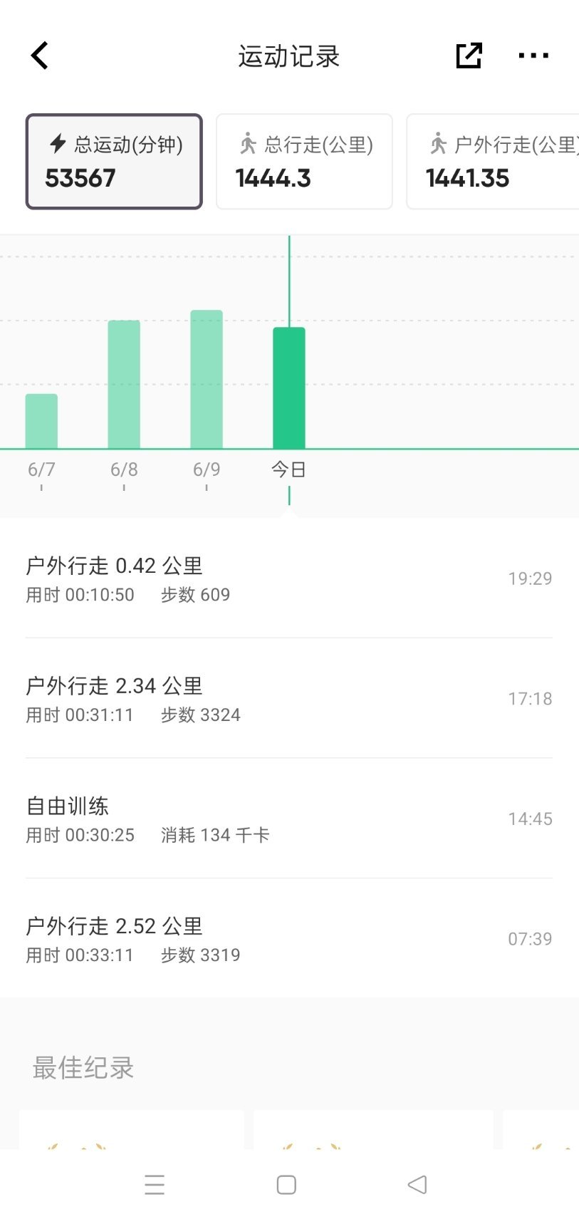坚持运动打卡今天是小哑铃健身操半小时+散步今天姐妹们动起来了吗虞书欣粉丝专属减肥