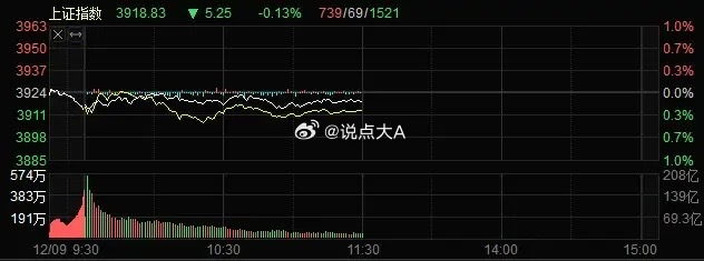 股市午评【福建板块继续大涨】周二早盘，三大指数顺势低开，随即展开反弹，整体看，沪