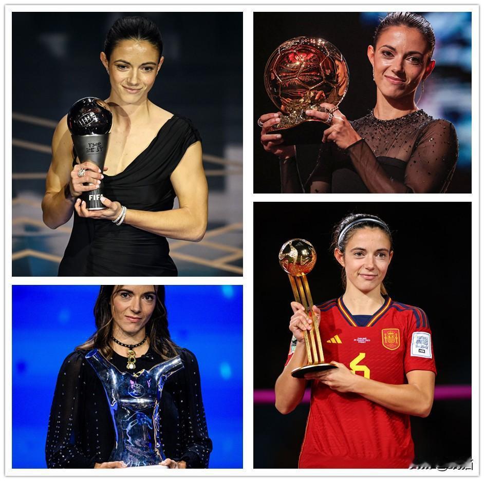 💥艾塔娜·邦马蒂成为首位同年获得四大奖项的女球员：
🏆FIFA年度最佳球员；