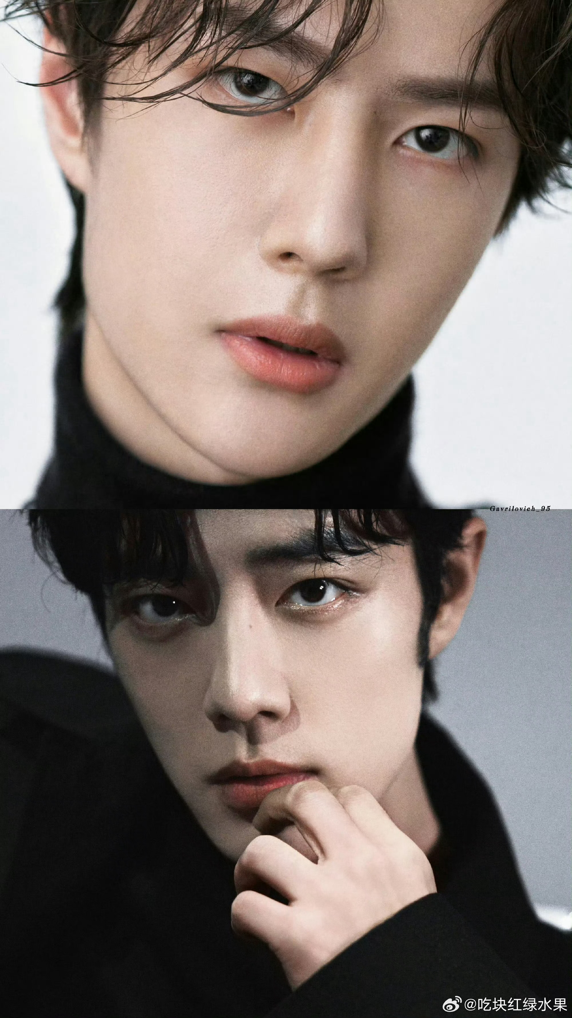 我去 谁能想到这么伟大的脸 内娱居然有两张 肖战王一博永远的神肖战 顺产头王一博