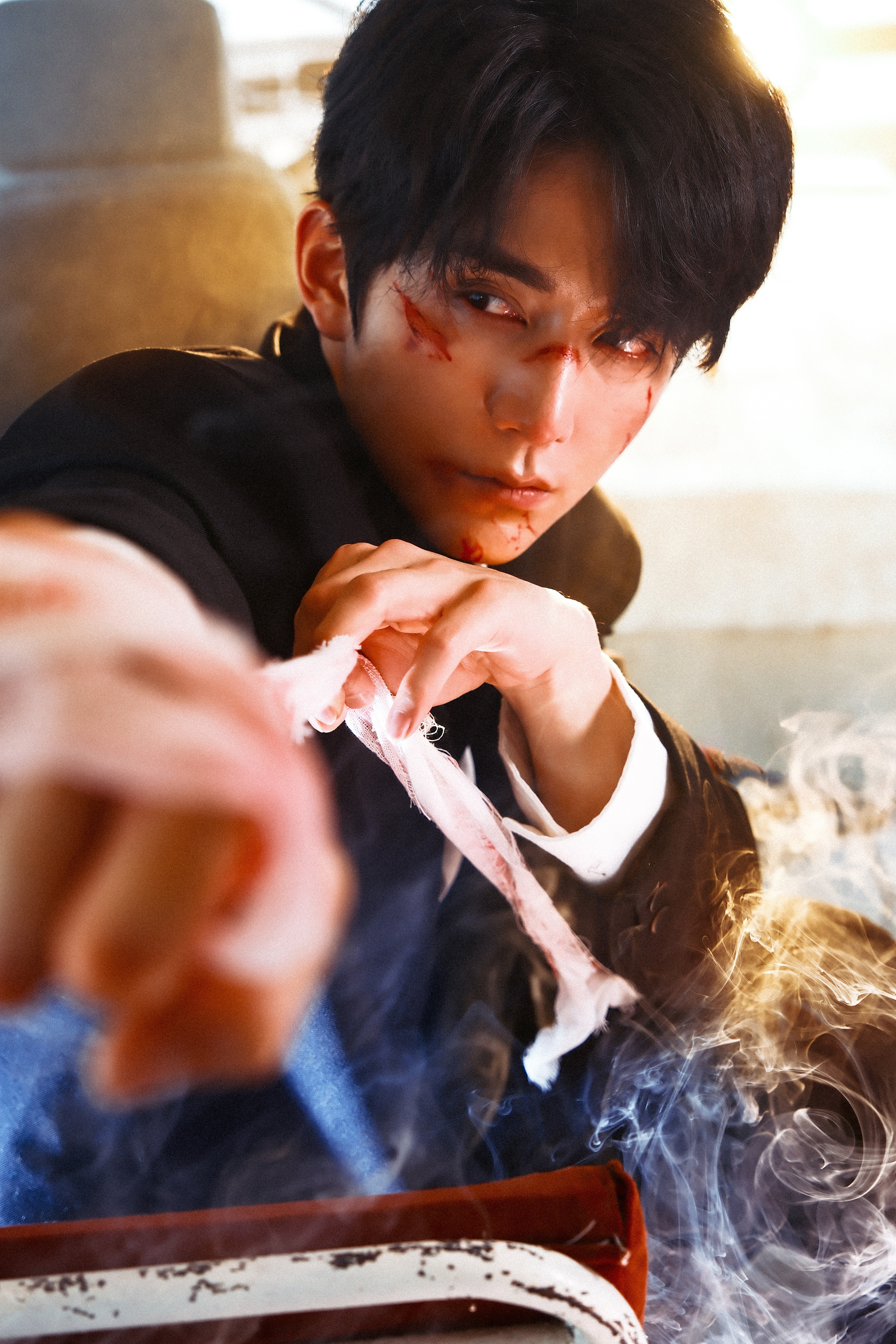 张新成刚去干了一架张新成活盐王来了 《南部档案》这组写真真的是帅爆了，张新成活盐