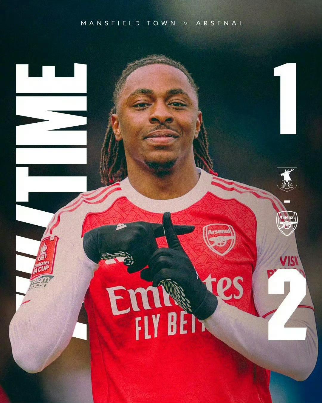 阿森纳2比1击败英甲队，闯入足总杯八强，这个赛季依然四线都有夺冠希望。枪手球迷能