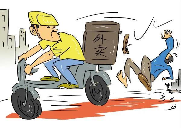 如果说，现在城市交通中，送外卖这个行业是隐患，大家怎么看？
在城市街道遇到过多次