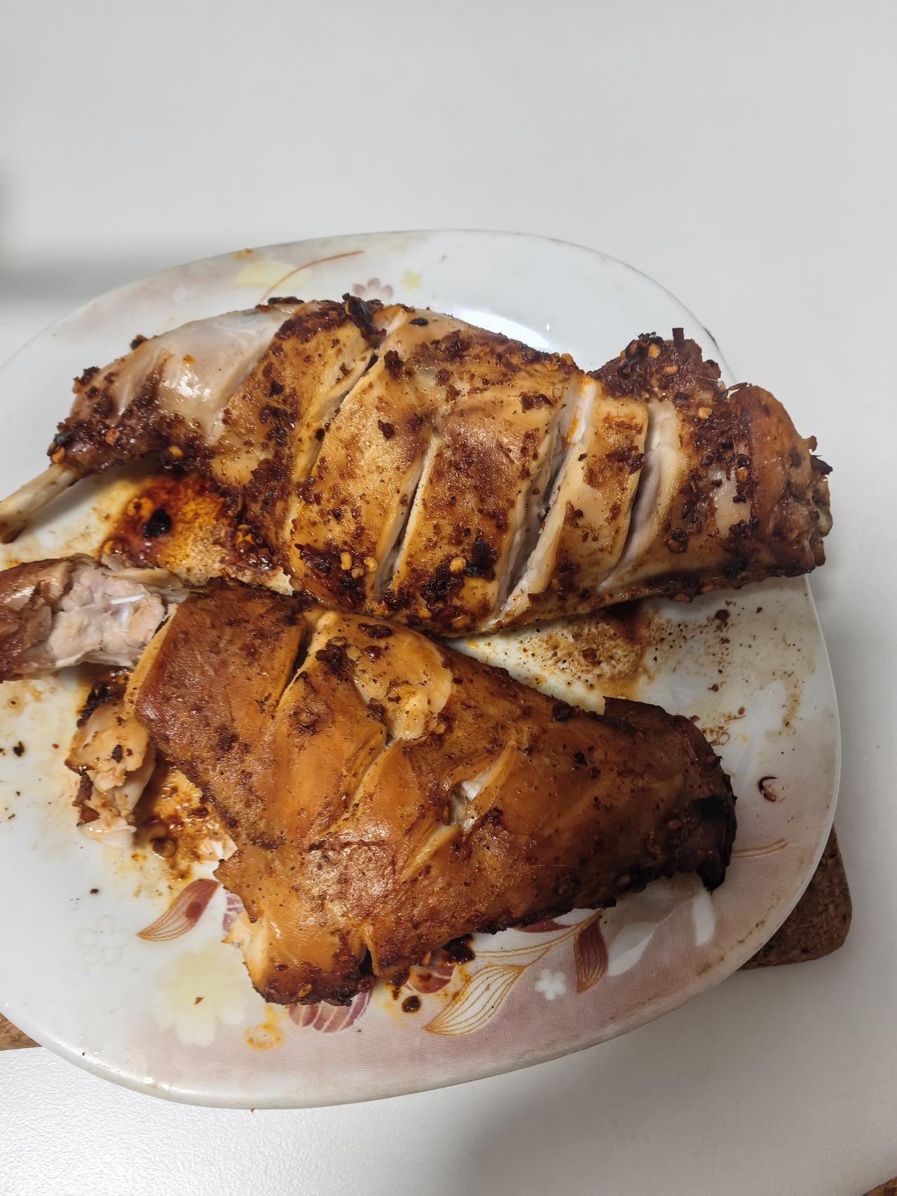 一股香味直冲天灵盖，老公烤的这个，真好吃。