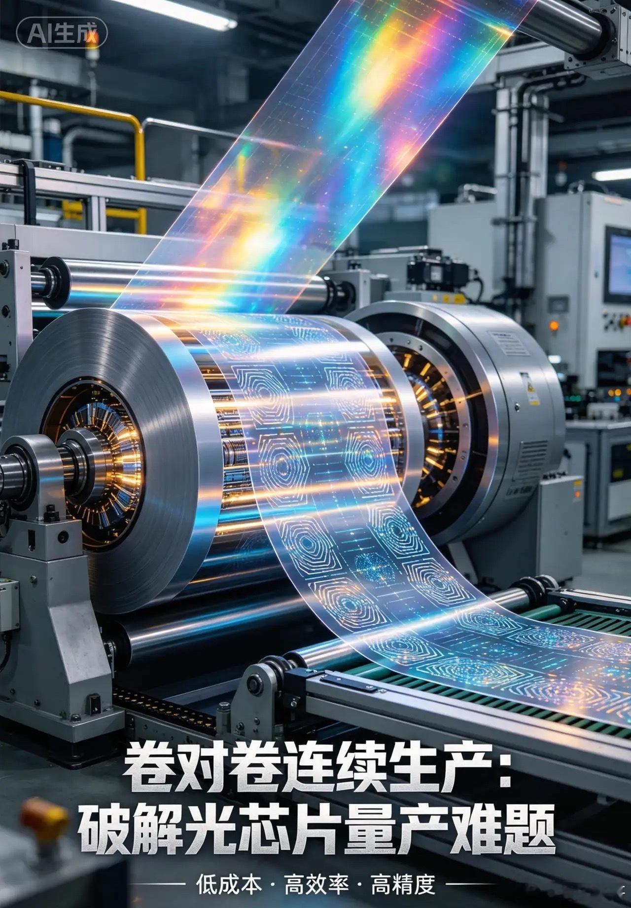 国产纳米新印刷术重磅突破！像印报纸流水线量产光芯片核心材料说起印刷术，是流传千年