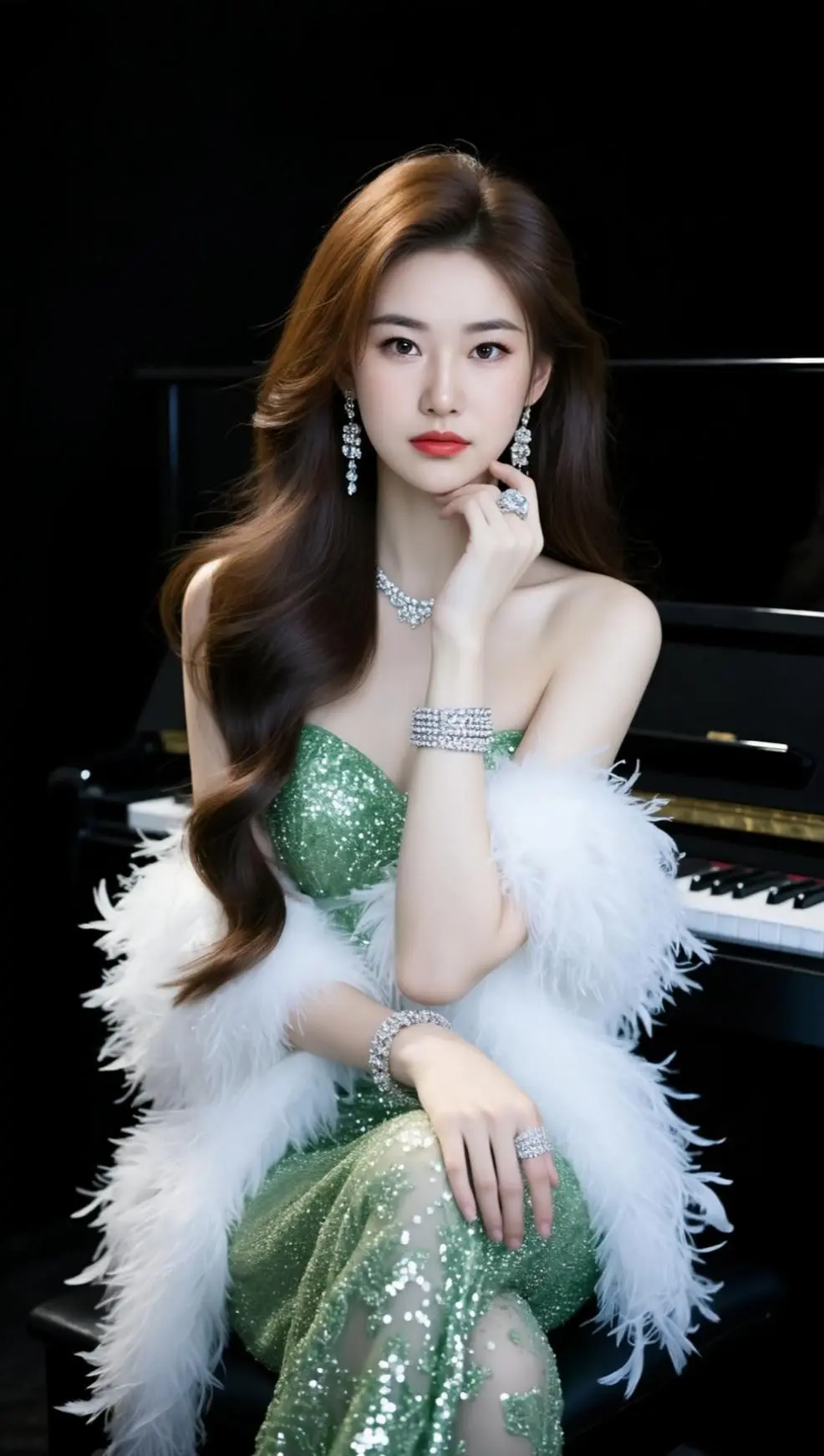 AI冷艳肖像写真 ai创作