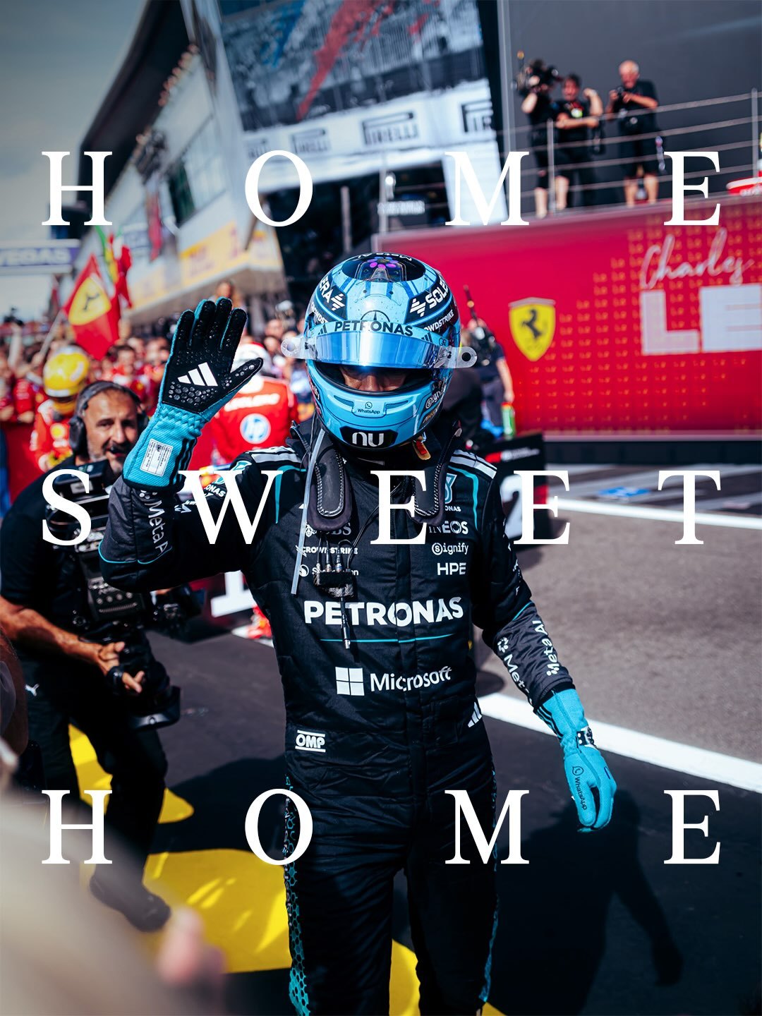 adidasmotorsport更新一则👇🏻没有什么比家更好的地方了 🩵G