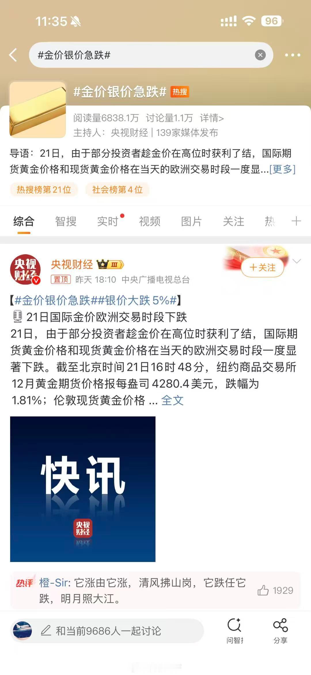 金价大跌有人一夜亏5万普通人真的会在这么动荡的时期入手黄金吗[泪奔] ​​​