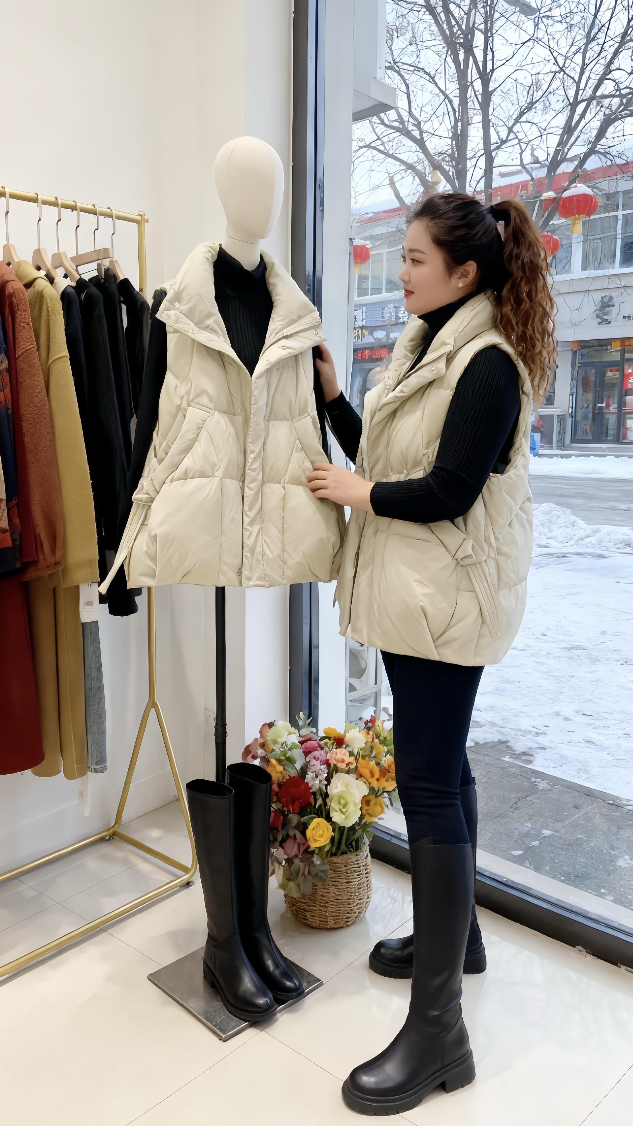 秋冬穿搭 保暖又好看一键入冬穿搭大码女装遮肉显瘦