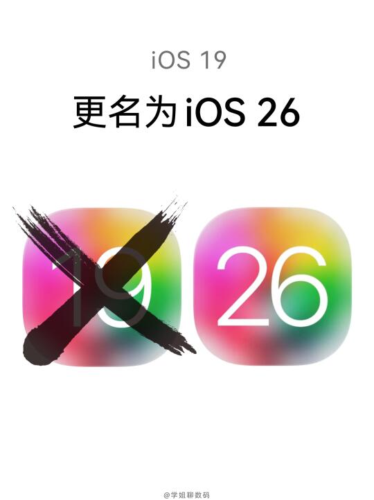 iOS 19 更名 iOS 26？WWDC25 前瞻爆料