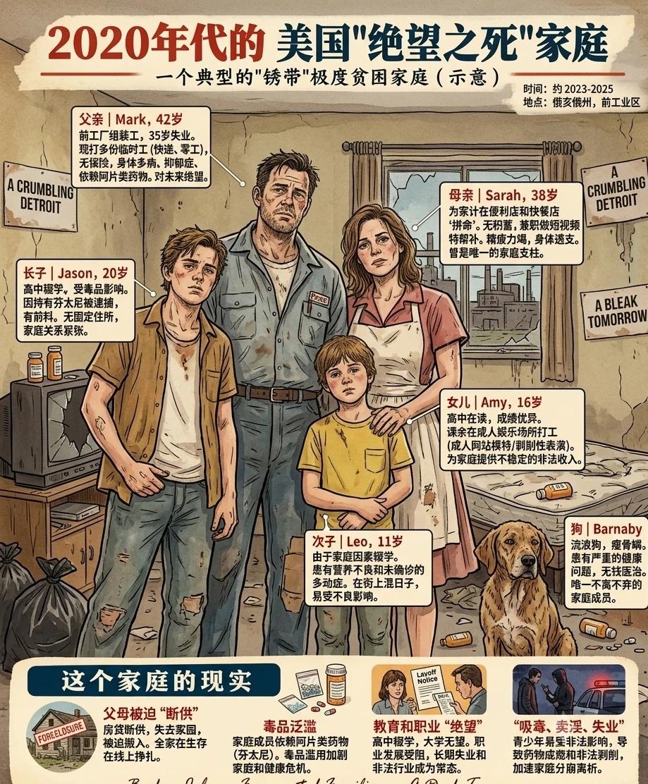 60年美国蓝领家庭巨变，倒逼MAGA崛起！
60年美国蓝领家庭巨变，倒逼MAGA