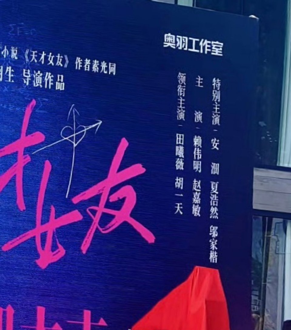 胡一天和田曦薇搭档的《天才女友》是他出道以来第一个二番欸，之前和张婧仪搭档的《惜