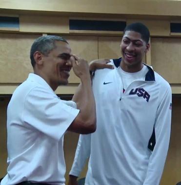 美国之子的待遇，总统亲自来更衣室接见[吐舌] ​​​