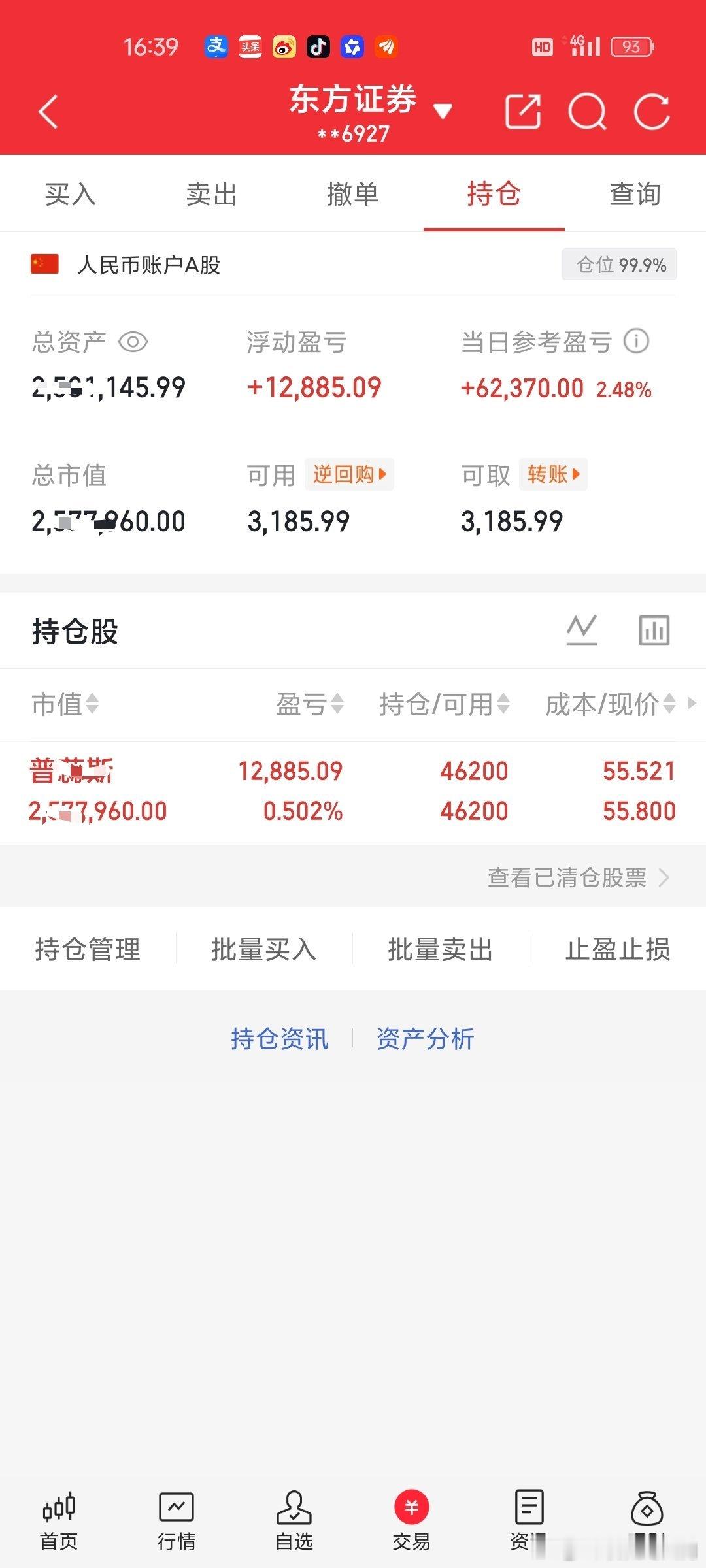 A股行情今日持仓：普蕊斯（301257）股市没有常胜将军，会有踏空也会有回撤，坦
