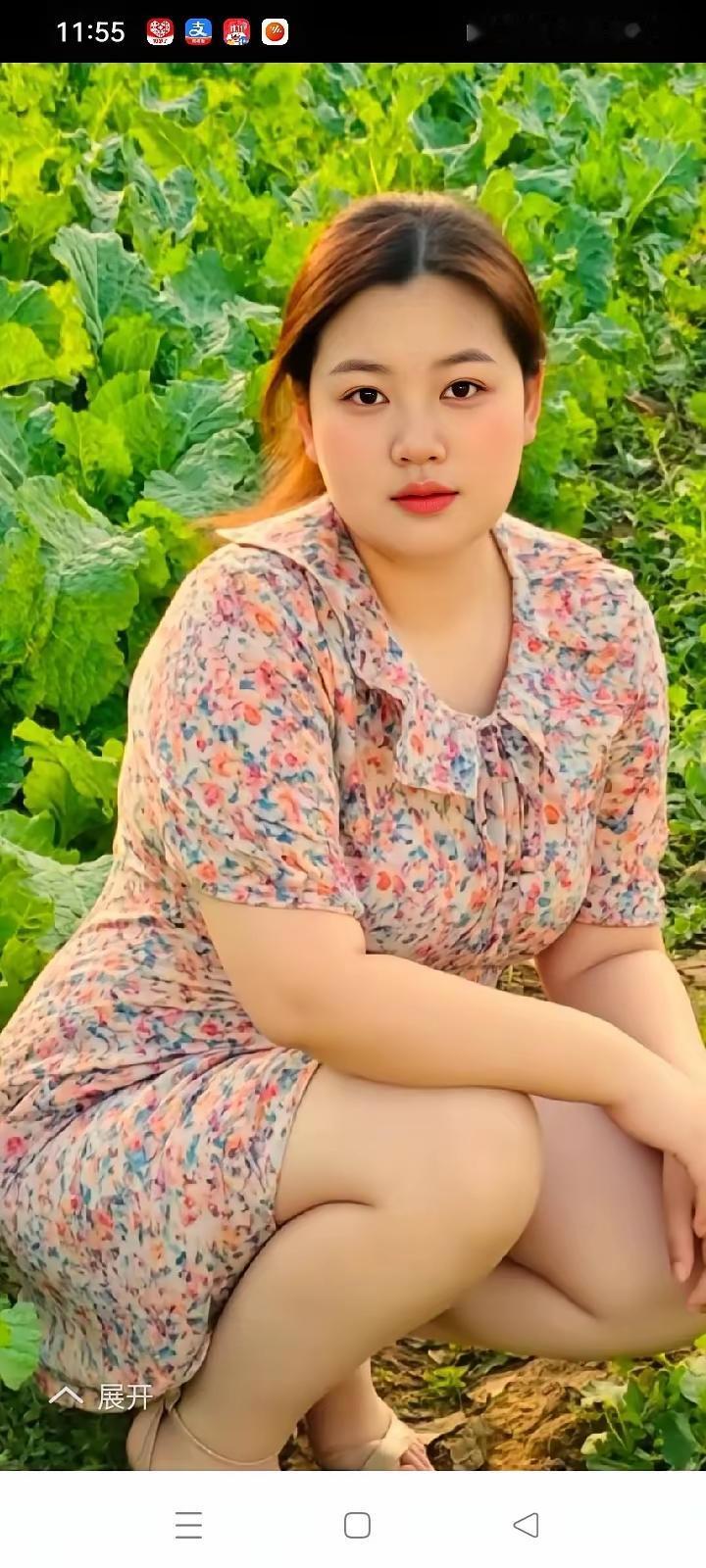 图片中的女人，有人说太胖，朋友们，这样丰满圆润的女人，有人乐意娶吗？