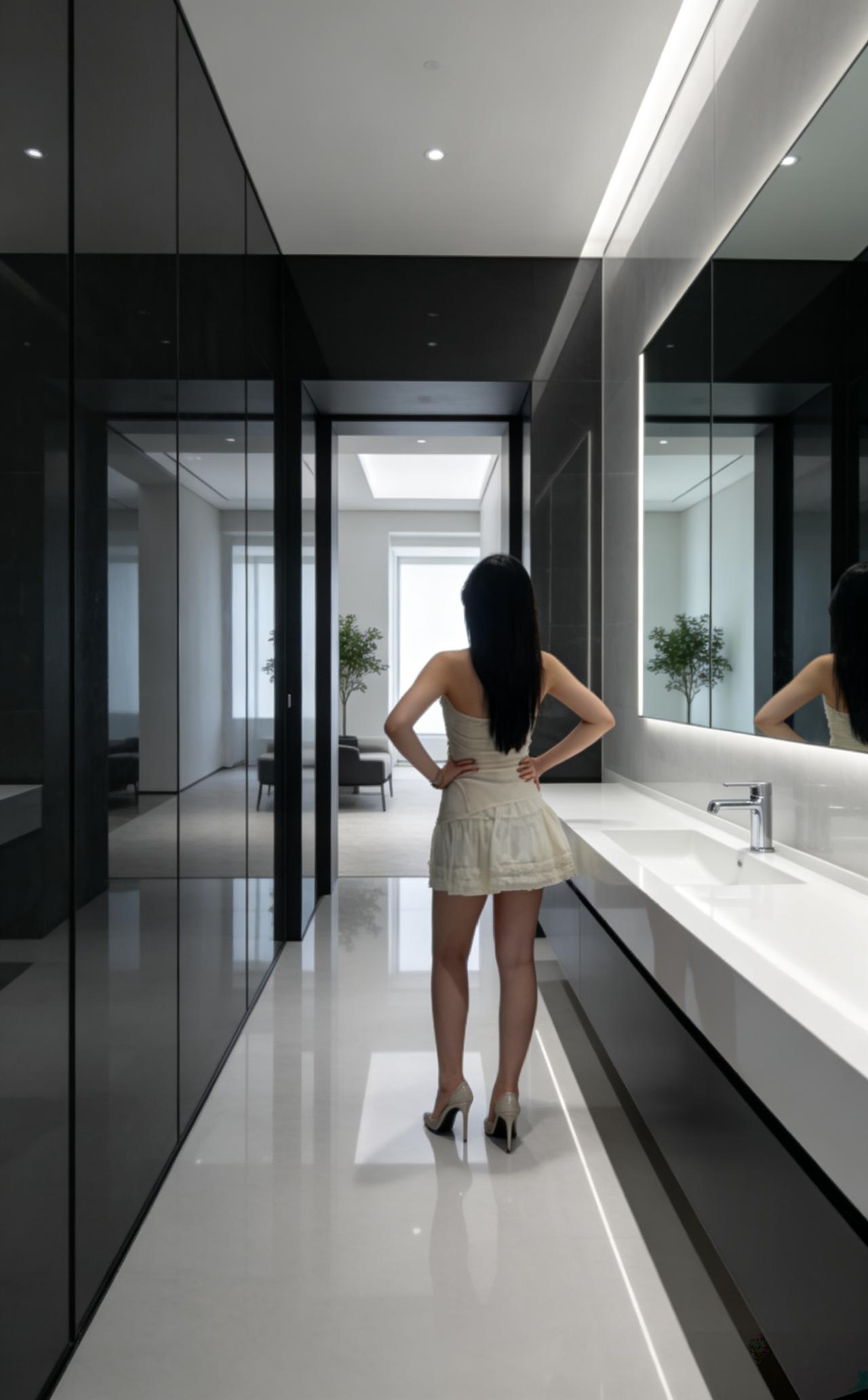 夏天海边，
度假就应该这样穿。
简约轻熟风，温柔风的裙子。
漂亮吗？