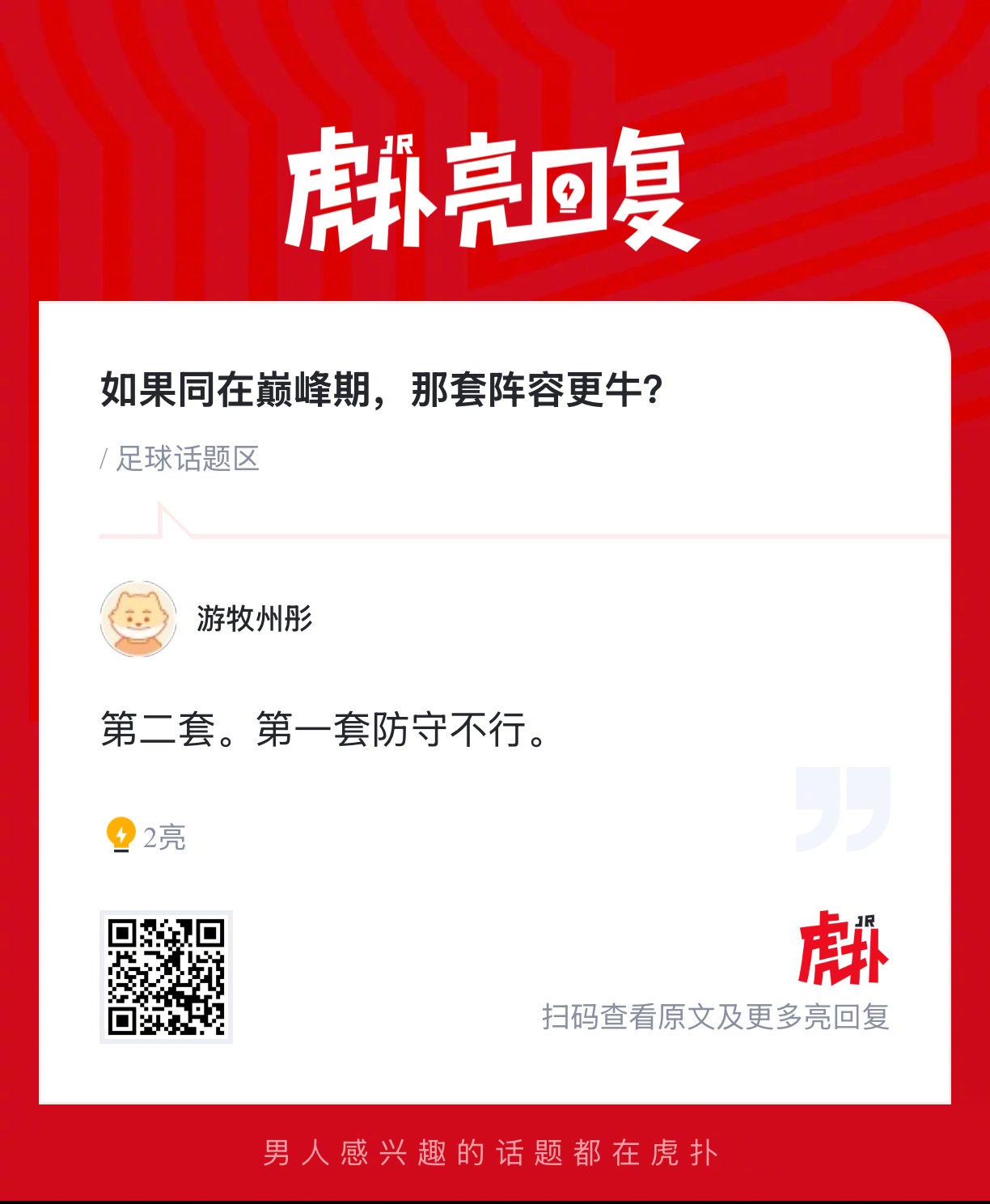 如果同在巅峰期，哪套阵容更牛？ 