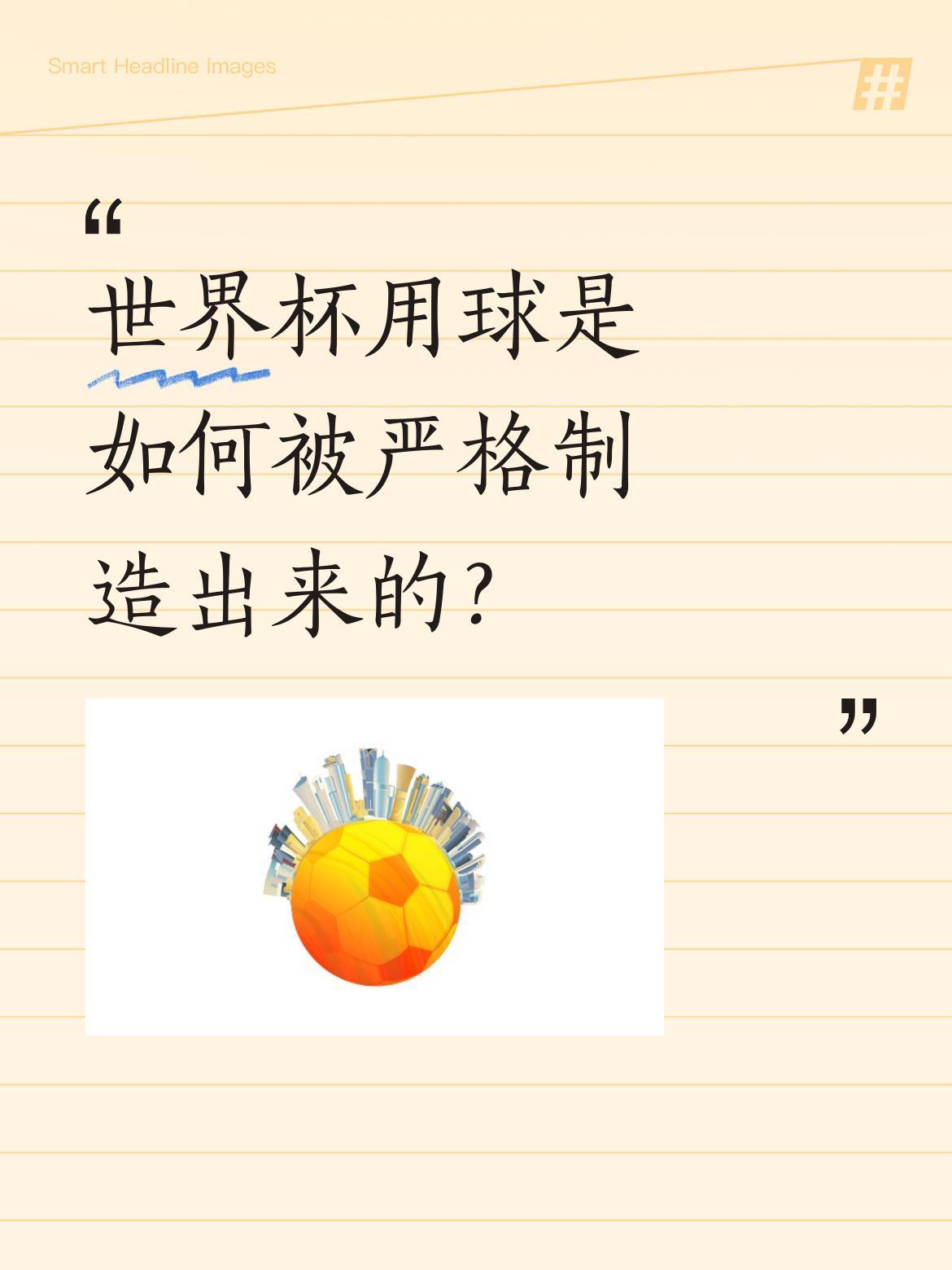 世界杯用球是如何被严格制造出来的？
巴基斯坦希尔科特的工厂每年生产超二百万个足球