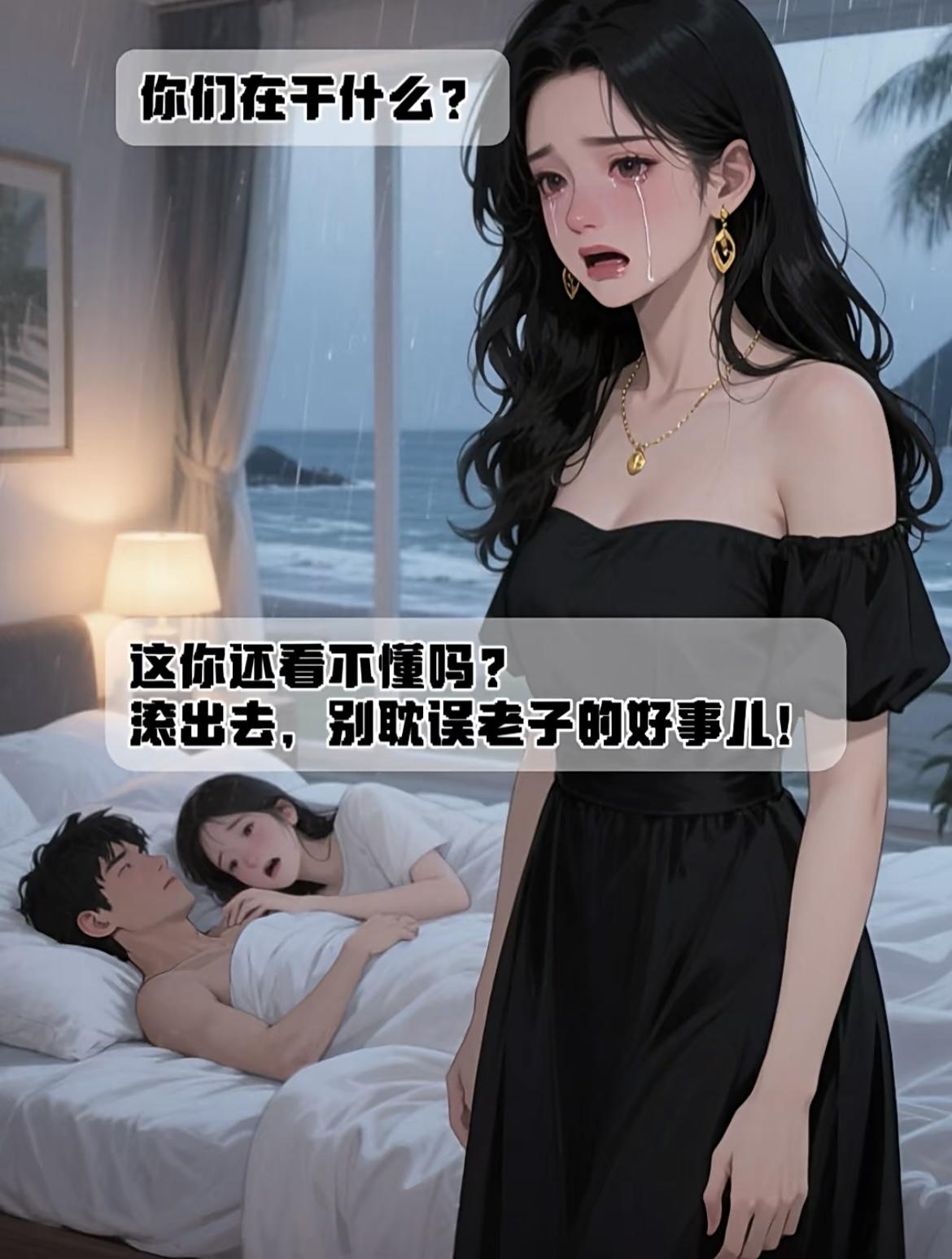“受伤的总是孩子，别耽误老子的好事！”💔🌧️