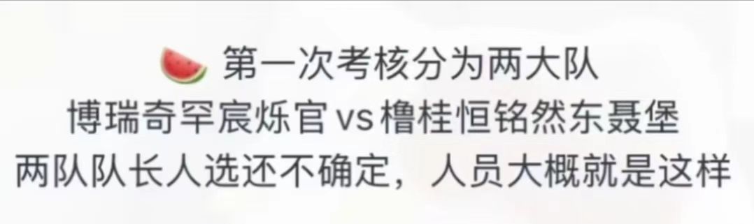 TF四代突围考核分组曝TF四代突围分组 哦豁 这个分组 
