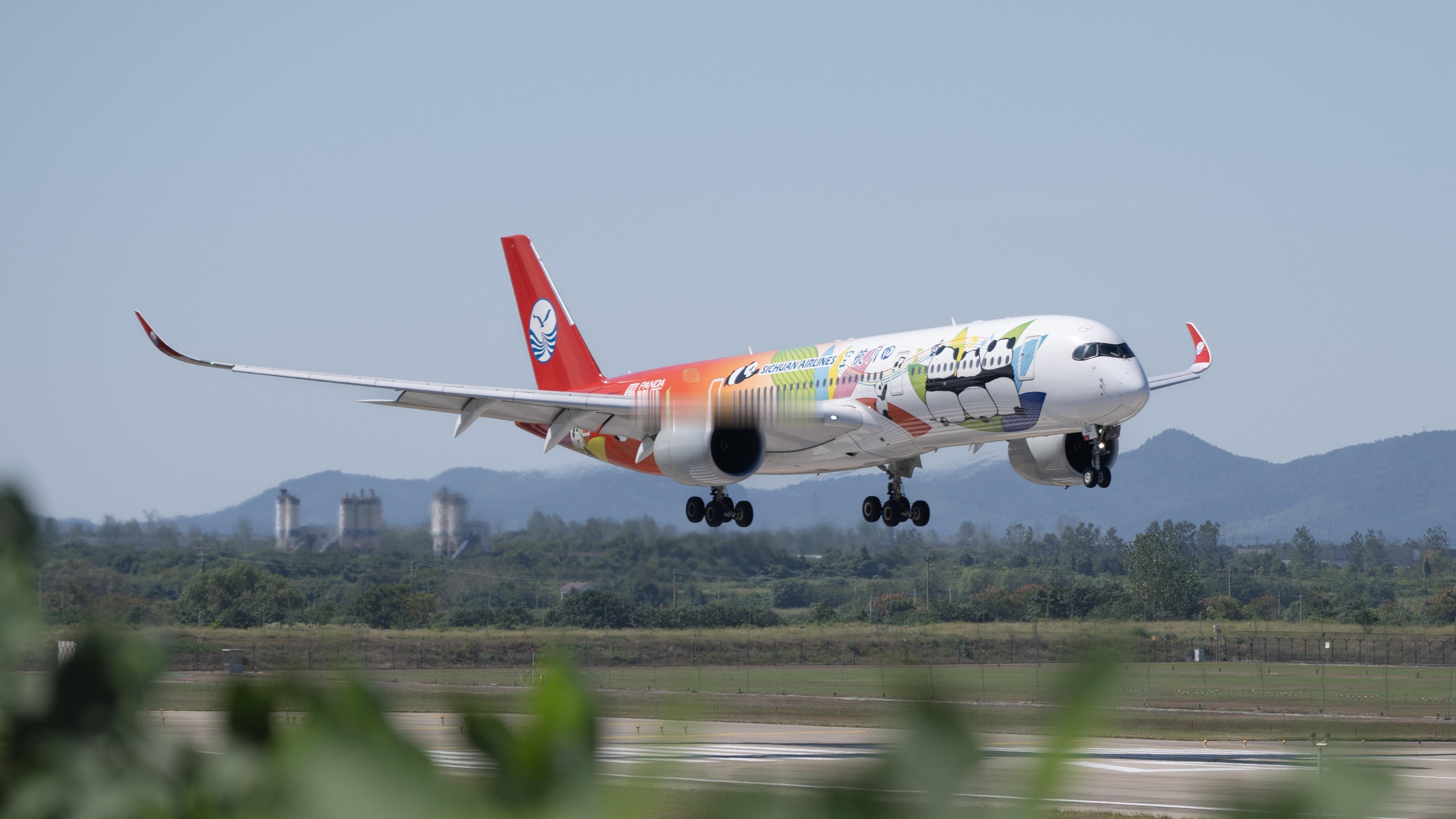 涛说涛话四川航空计划仍使用空客A350客机执行「成都天府=马德里」航线至11月3