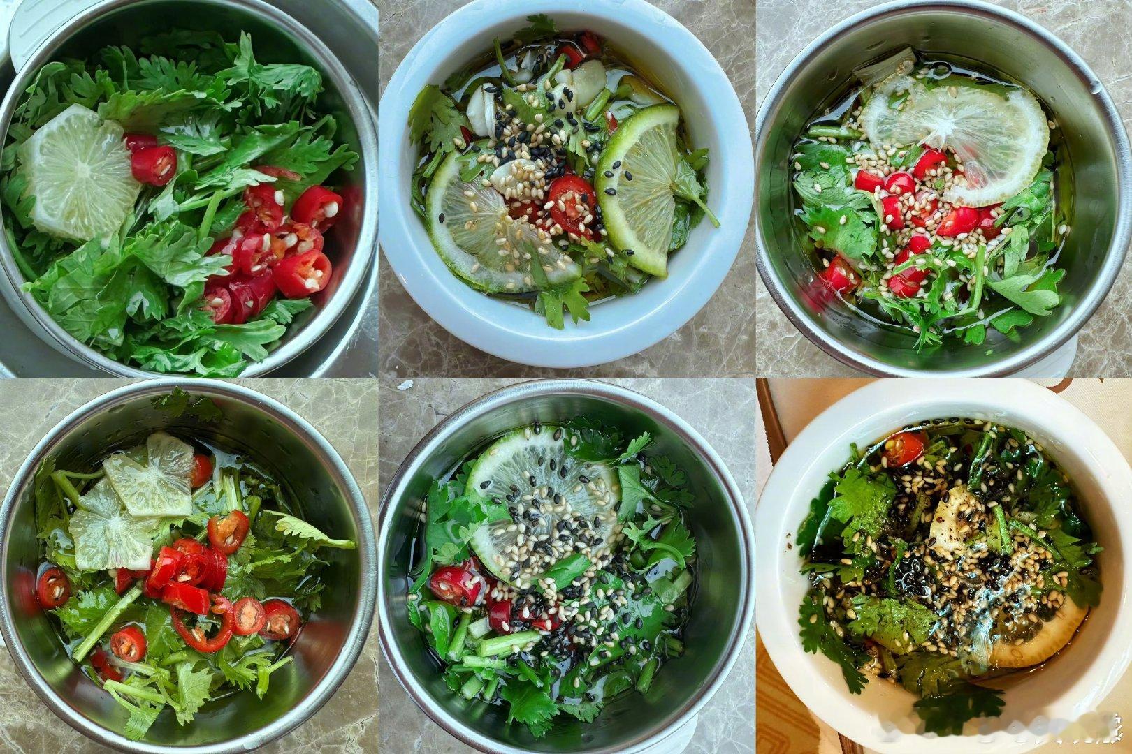 关晓彤说灵魂料汁可蘸任何水煮食材关晓彤晒轻食，香煎青花鱼 + 菠菜等蔬菜，灵魂料