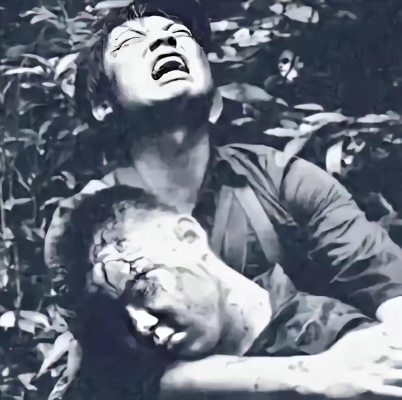1987年老山战役战地实拍！李发忠怀抱牺牲战友仰天痛哭，之后李发忠带武器冲锋反击