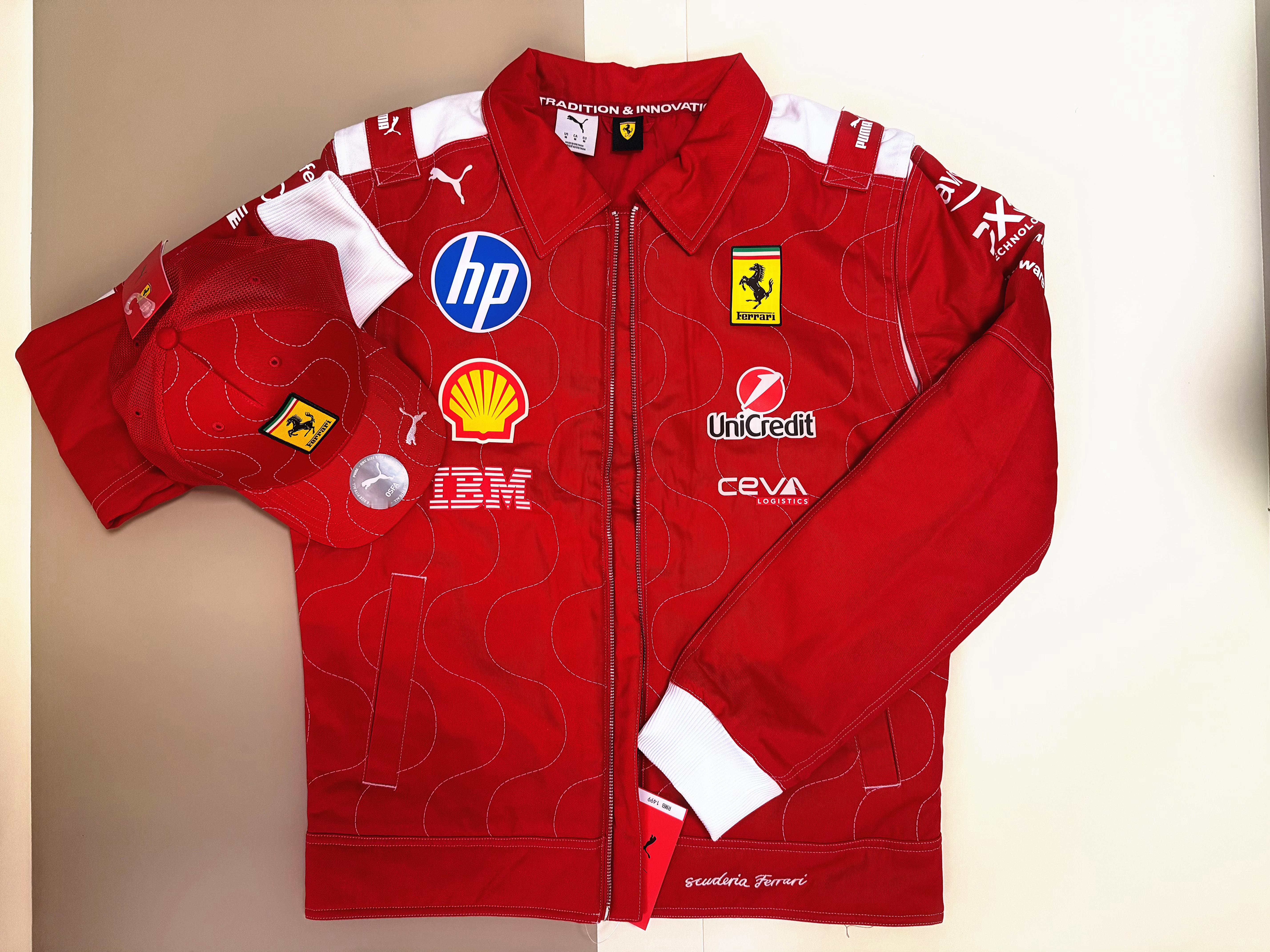 感谢PUMA寄来的法拉利车队 F1意大利大奖赛 特别版夹克和帽子～🏎️🇮🇹