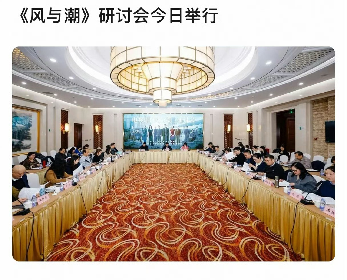 风与潮研讨会恭喜任嘉伦主演的风与潮研讨会如期举行，又多了一部代表作，喜欢强剧情的
