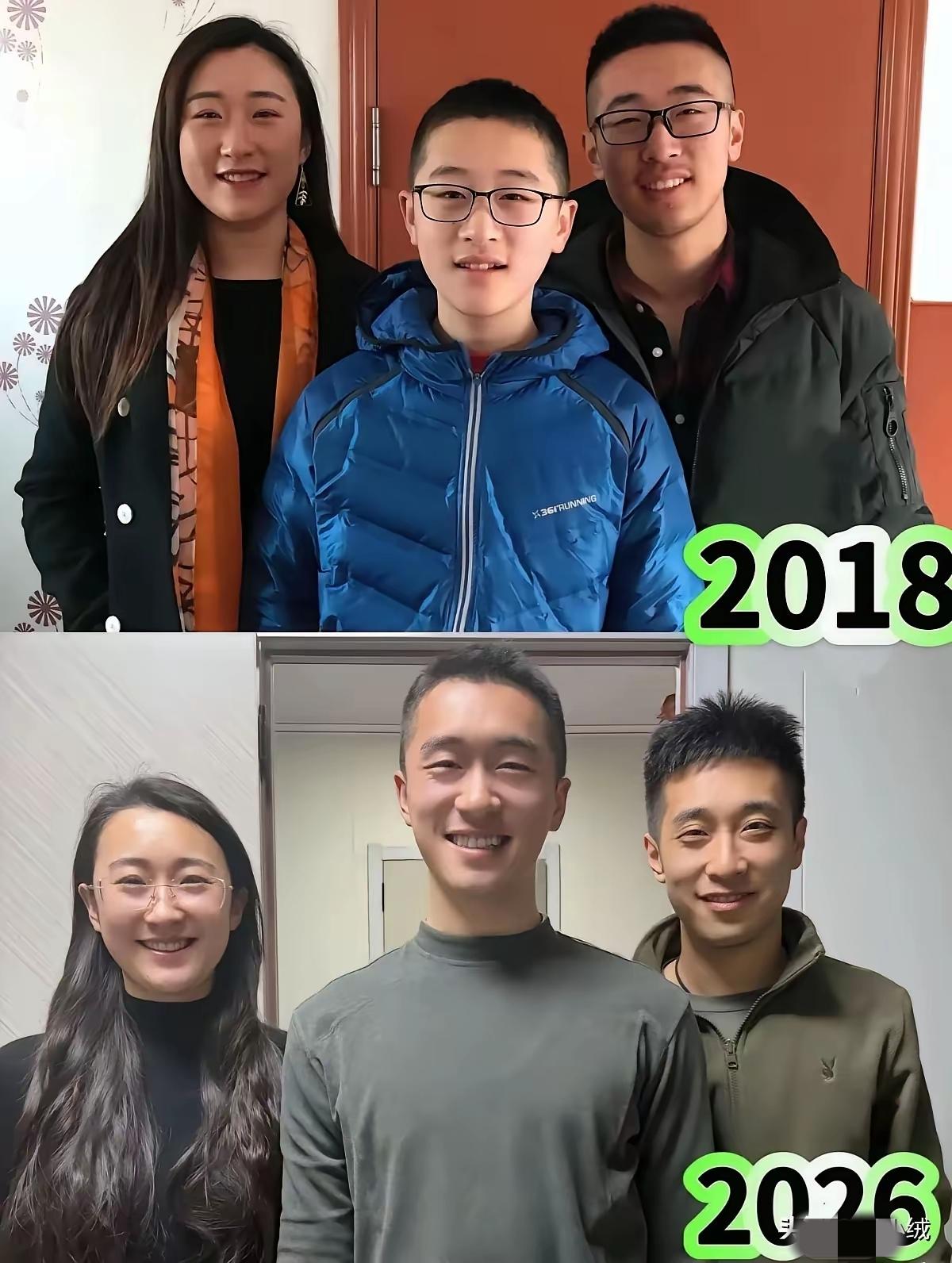 同样的三个人，时隔八年。