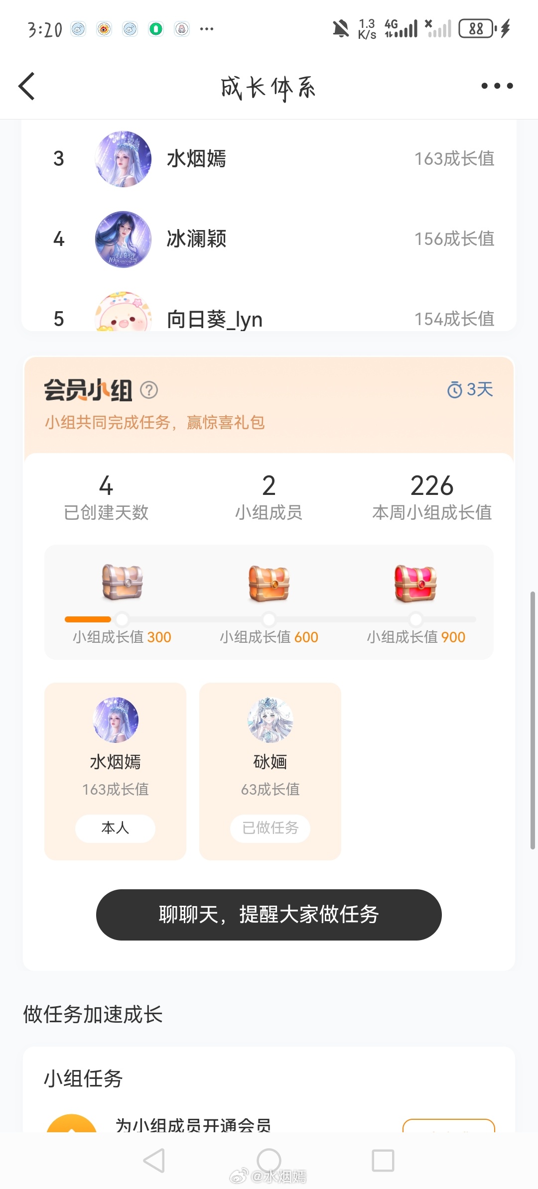 我再也不随便拉组了！想着能和小耗分同一个组，但没想两个人自成一组啊啊啊😭 