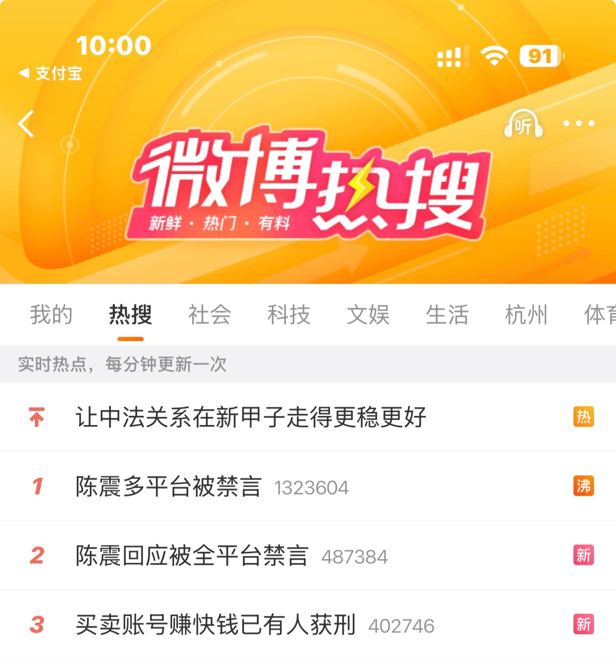 被禁言也是热搜顶流 