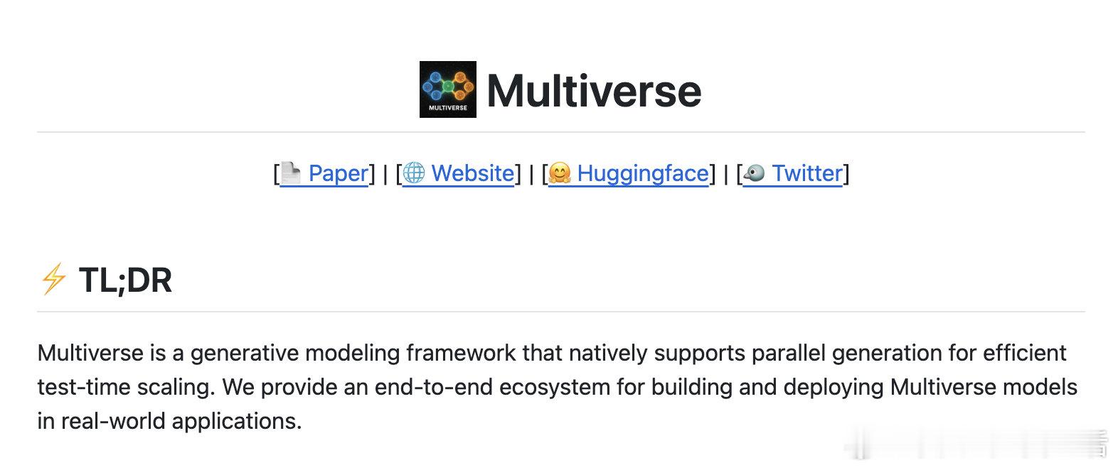 【[44星]Multiverse：高效并行生成的框架，让语言模型在推理时更快更强