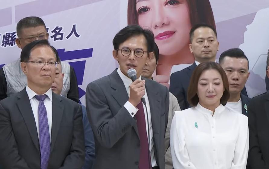 民众党今天（3日）下午召开记者会，记者提问“馆长对蓝白访日发表看法，既然能去日本