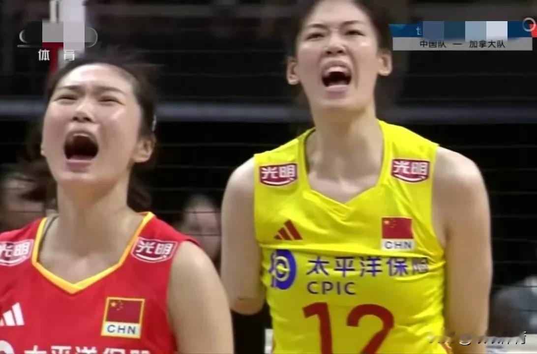 中国女排1：3负于加拿大，世界积分被扣11.01分，巴黎门票不可大意！
第四局中