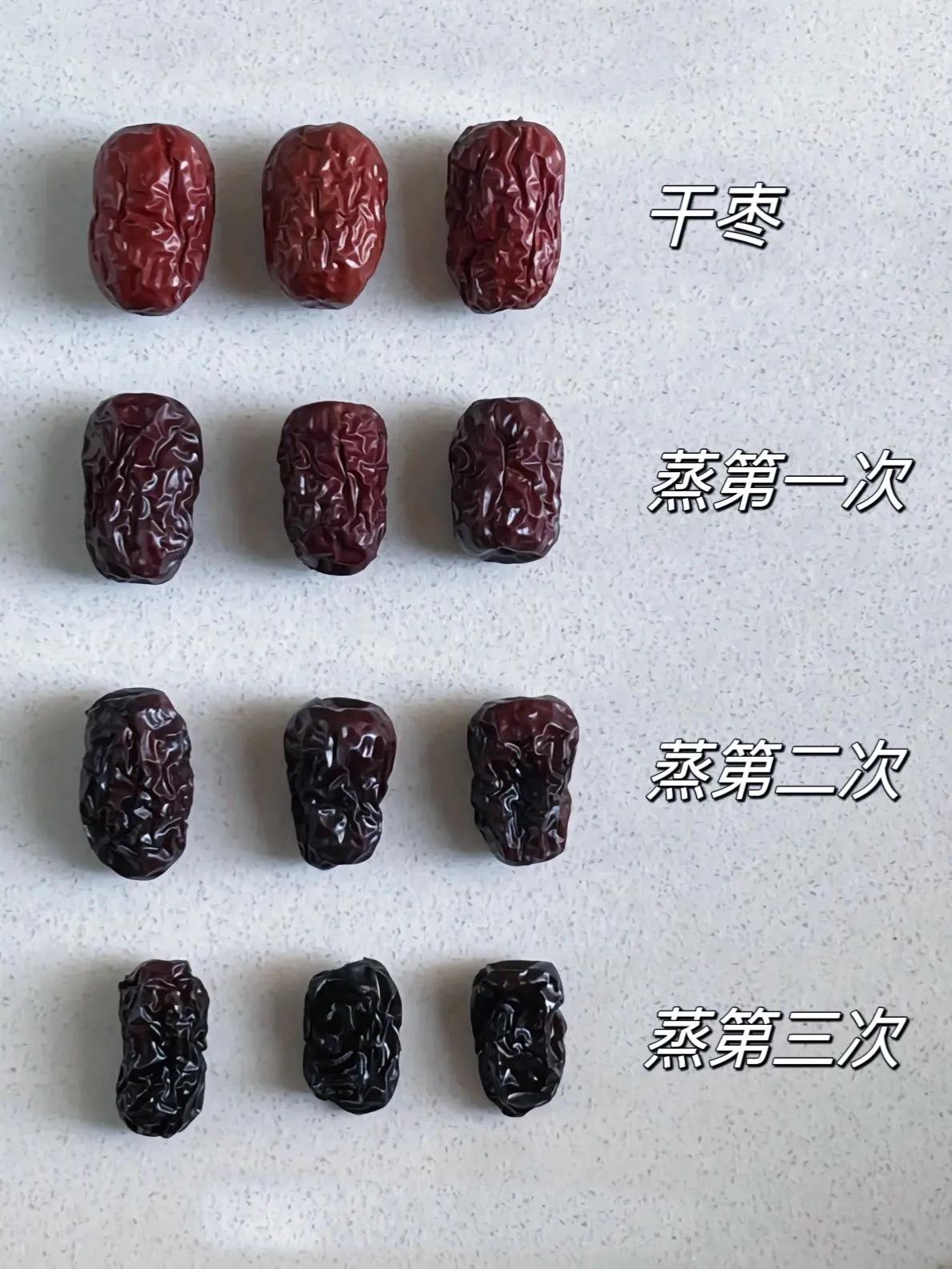 连续吃了一个月 朋友见了都说汽 色好
三蒸三晾红枣的做法再发一次
记得先点赞收藏