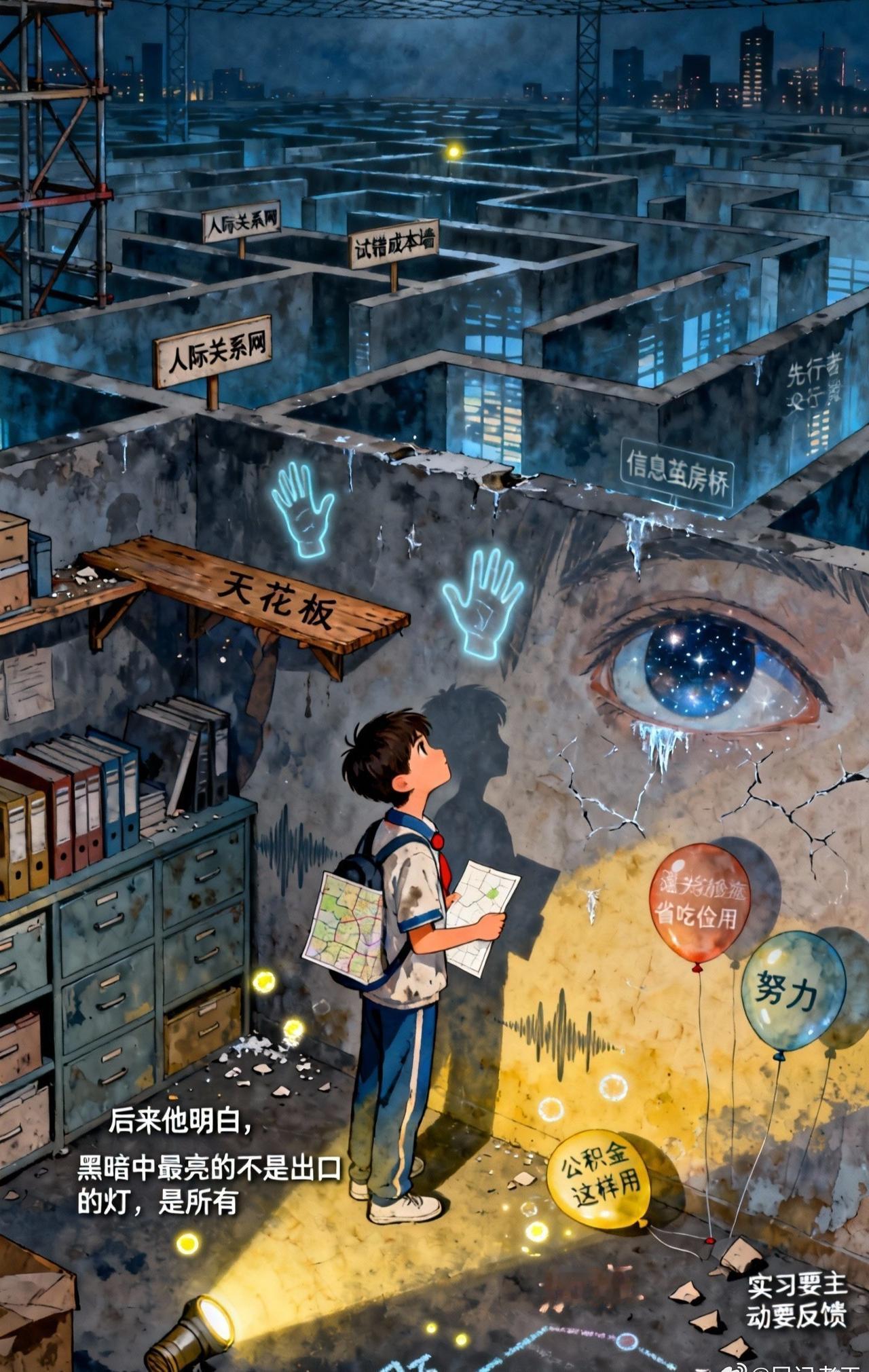 别人在讨论“选哪条路更好走”时，他们连迷宫的图纸都未曾触摸。百分之九十九的苦恼都